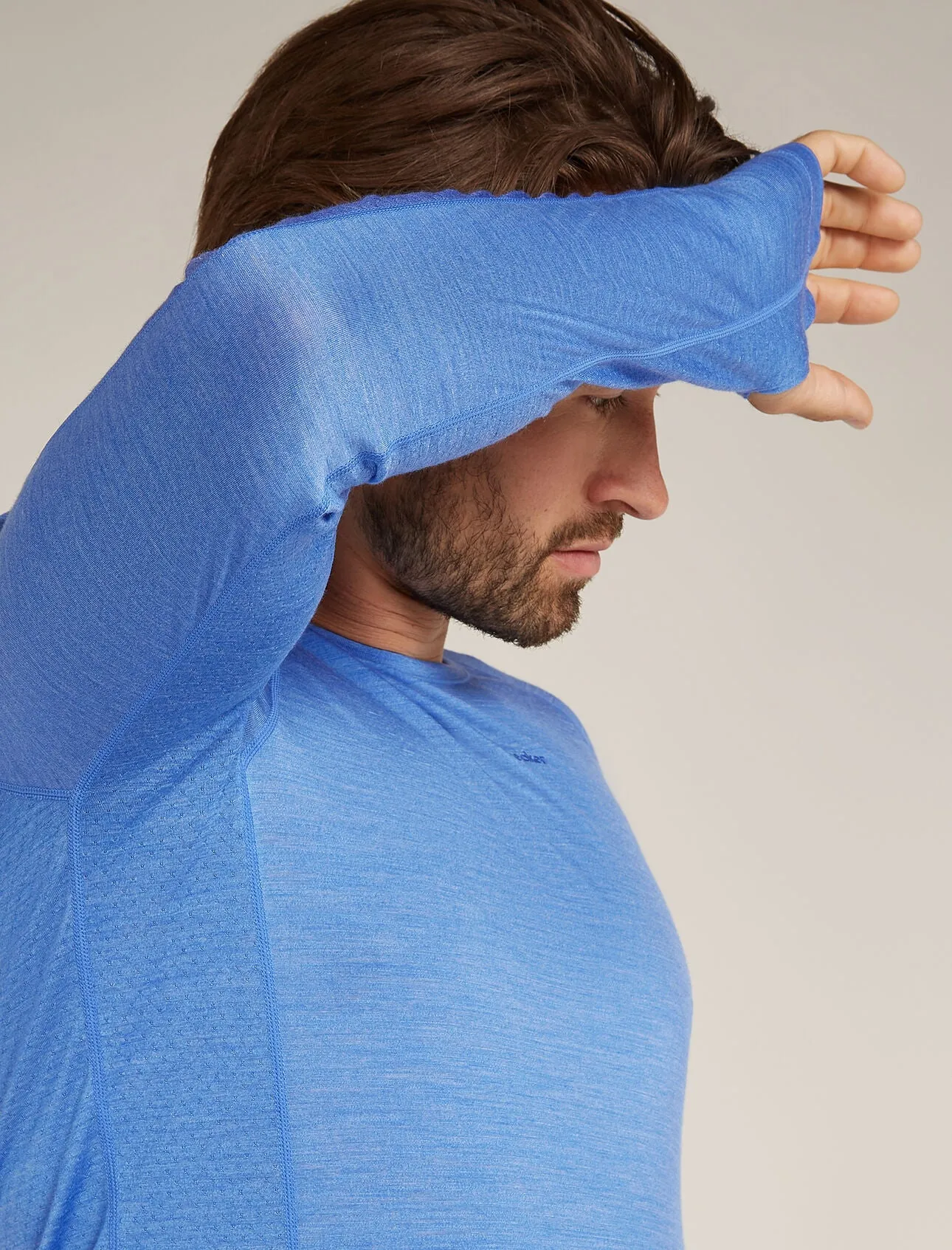 125 ZoneKnit™ Merino Blend Long Sleeve Crewe Thermal Top (Men's) - IB0A56H3 - Past Season