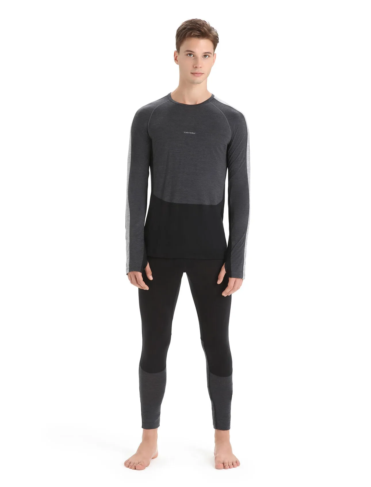 125 ZoneKnit™ Merino Blend Long Sleeve Crewe Thermal Top (Men's) - IB0A56H3 - Past Season