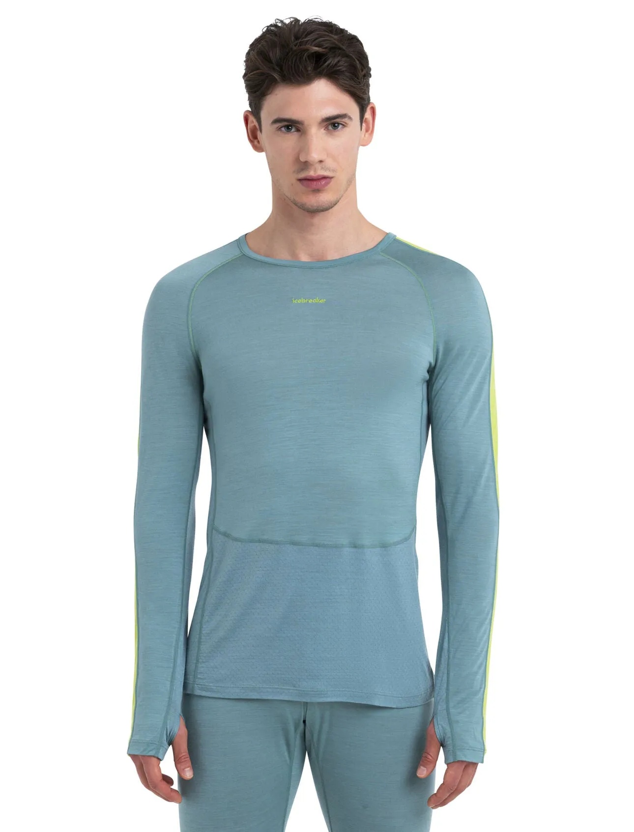 125 ZoneKnit™ Merino Blend Long Sleeve Crewe Thermal Top (Men's) - IB0A56H3 - Past Season