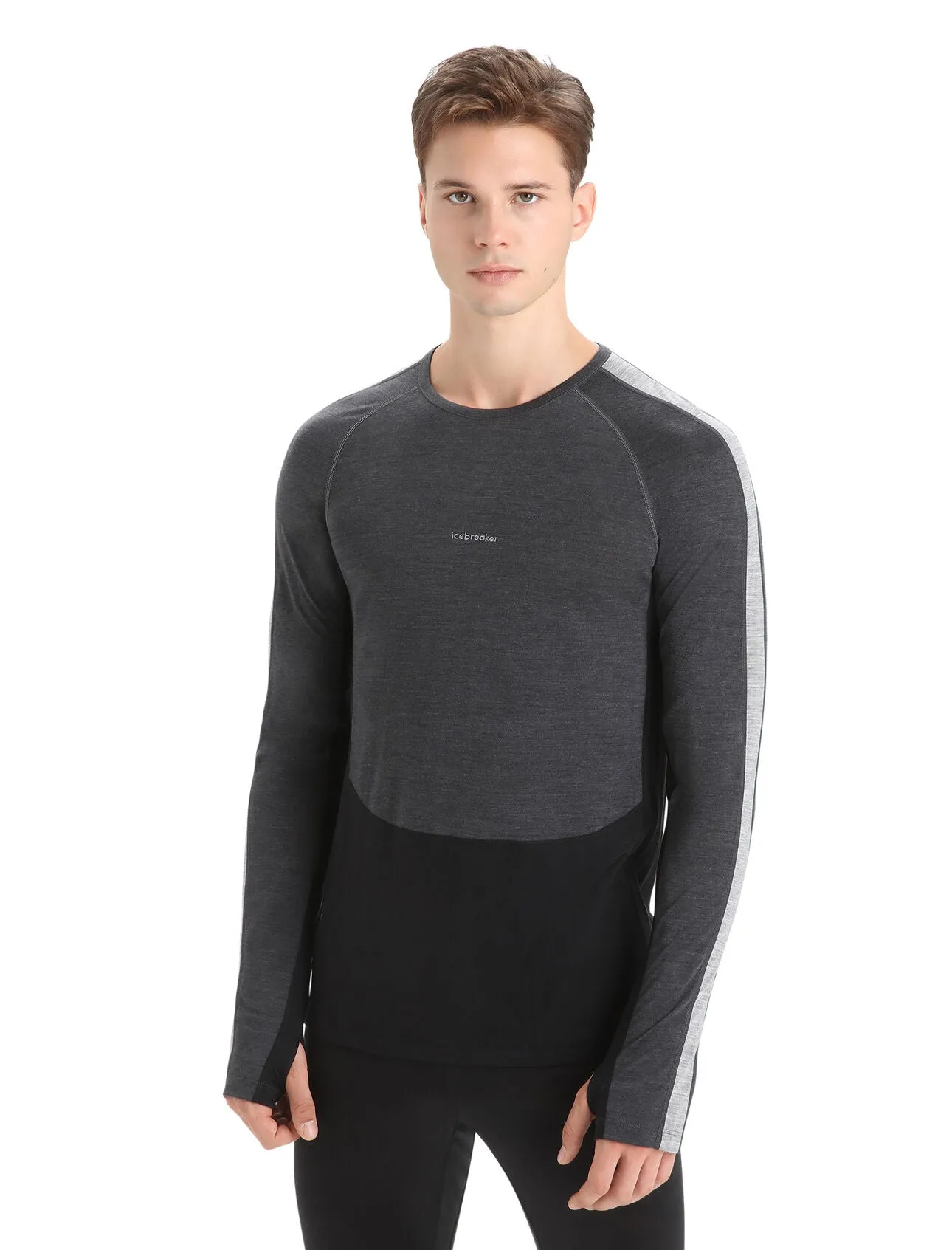 125 ZoneKnit™ Merino Blend Long Sleeve Crewe Thermal Top (Men's) - IB0A56H3 - Past Season