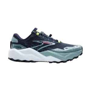 Brooks Women's Caldera 7 Trail Running Shoes - Peacoat/Citadel/Sunny Lime