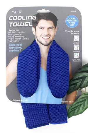 Cobalt Blue Cooling Towel