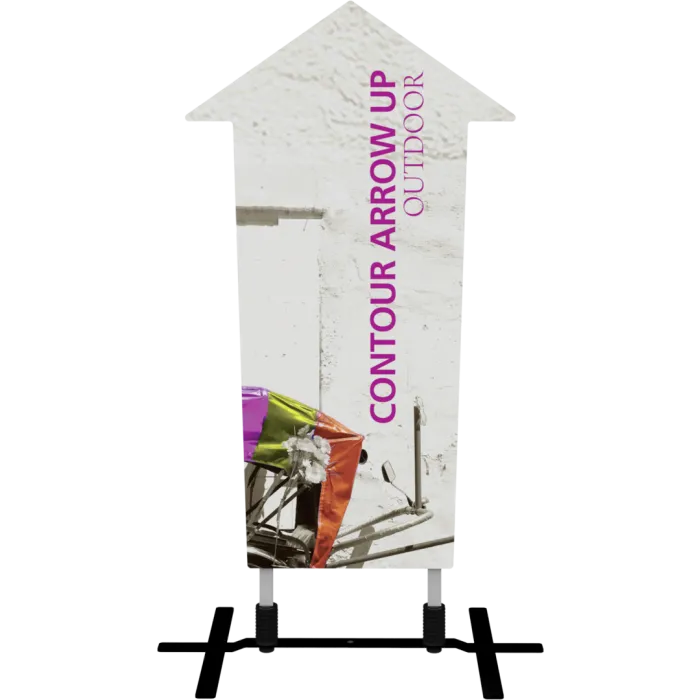 Contour Outdoor Sign Arrow Up