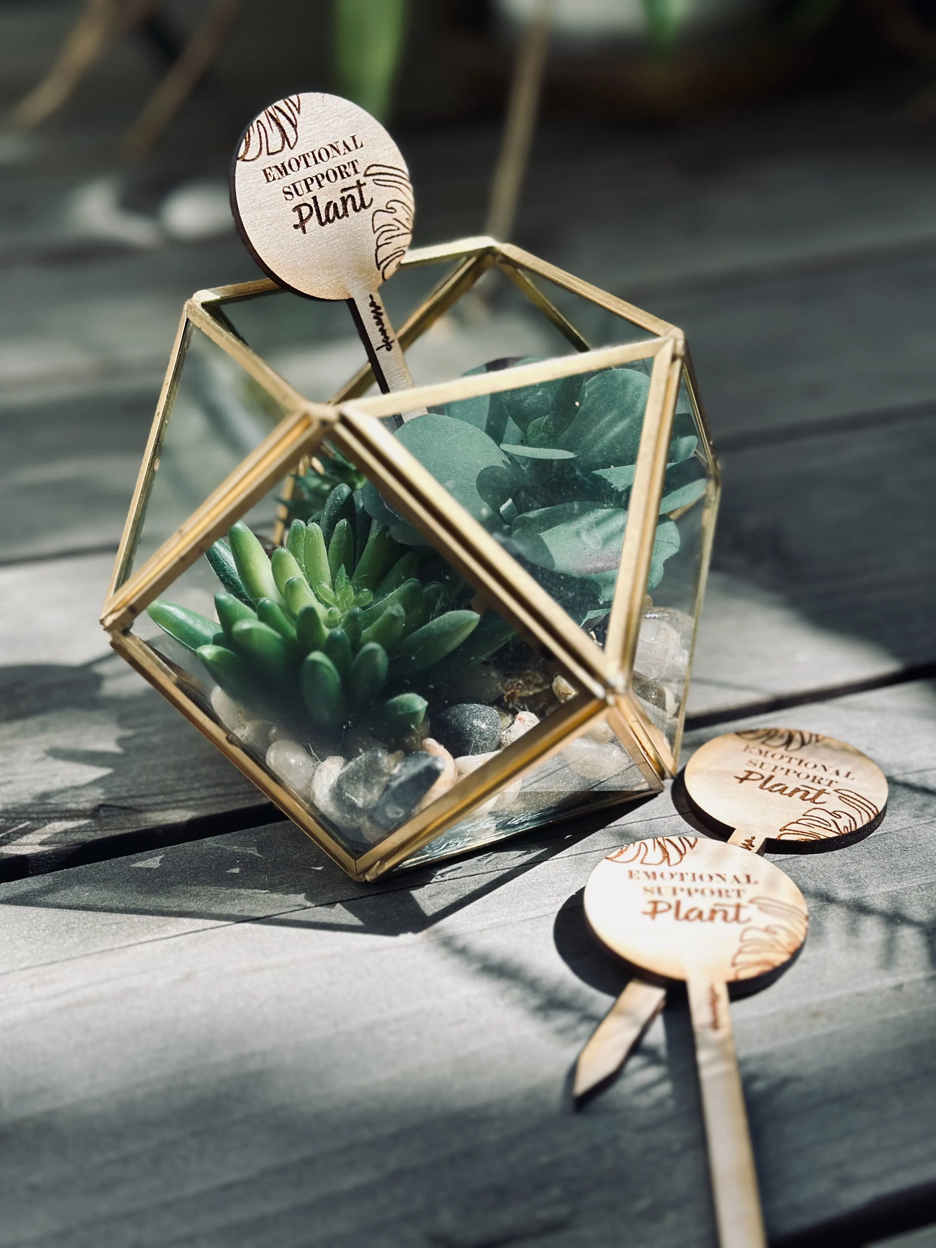 Emotional Support Plant Stake