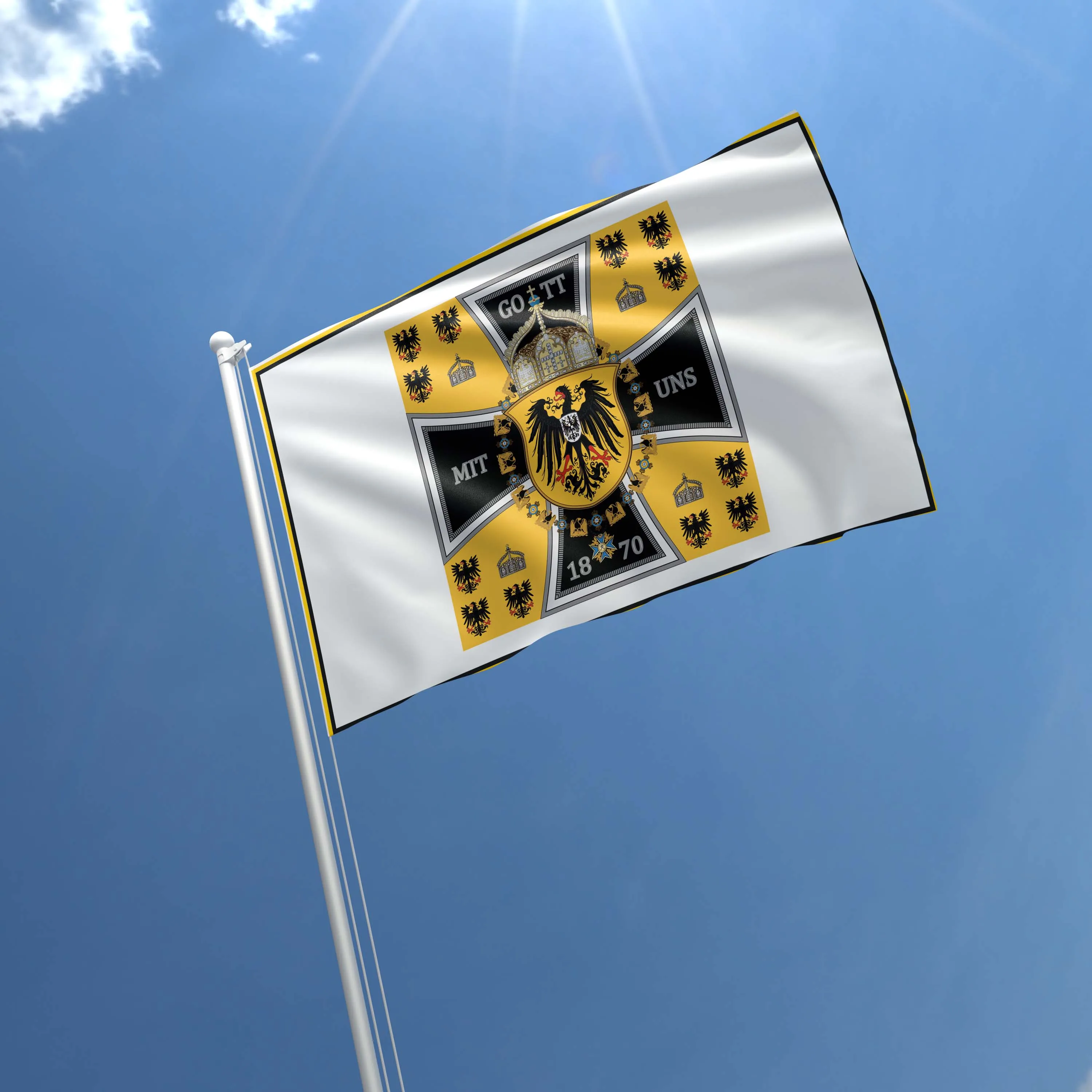 German Empire 1881-1918 Flag Banner
