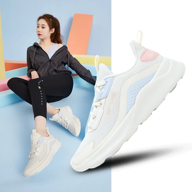 Hongxing Erke Mesh Surface Breathable Women's Type Soft Sole Sneakers