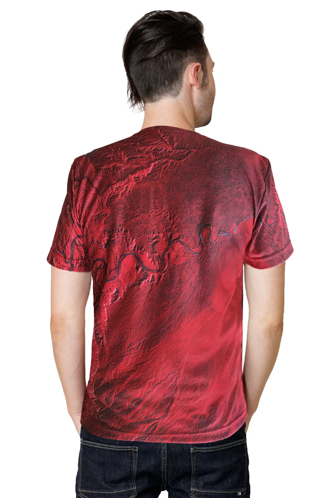 Mens Short Sleeve T-shirt-Earthscapes Activewear Clothing-Desolation Canyon Utah