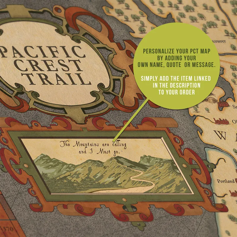 Pacific Crest Trail Map