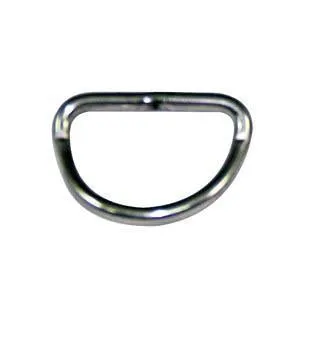 Problue Stainless D-Ring Bent Style - Large - Width 52mm (2.0inch)