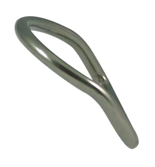 Problue Stainless D-Ring Bent Style - Large - Width 52mm (2.0inch)