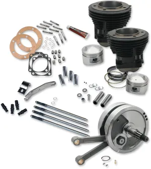 S&S Cycle 91-9126 Big Bore Stroker Kit - 93in. - 8.5:1 Compression
