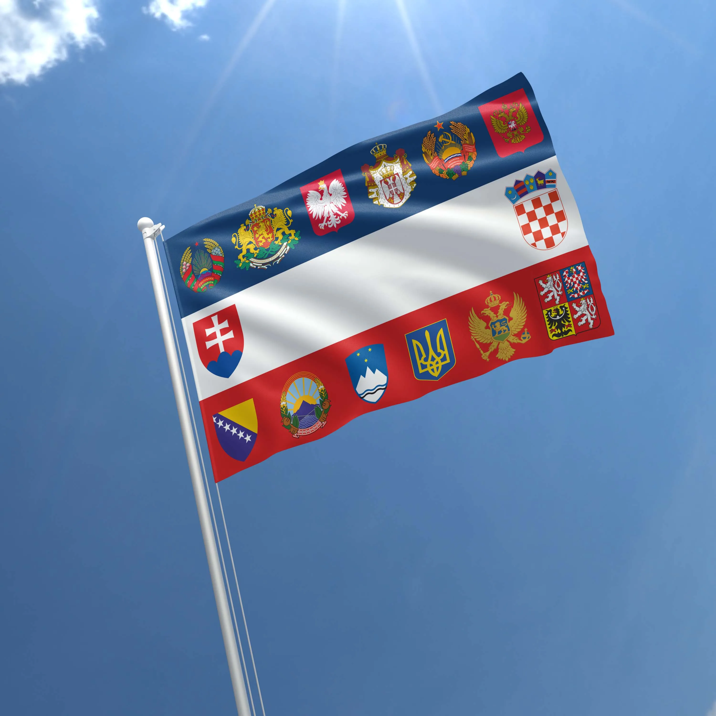 Slavic Union Flag Banner