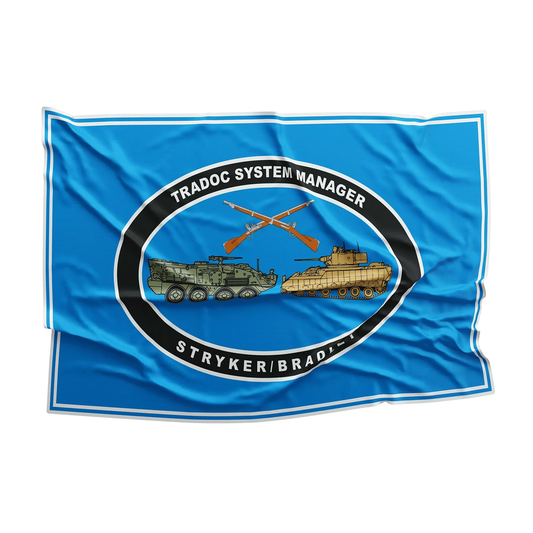 TRADOC System Manager US Army United Flag Banner