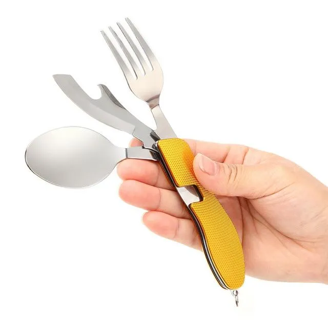 Unipack- 4-In-1 Travel Utensil Kit