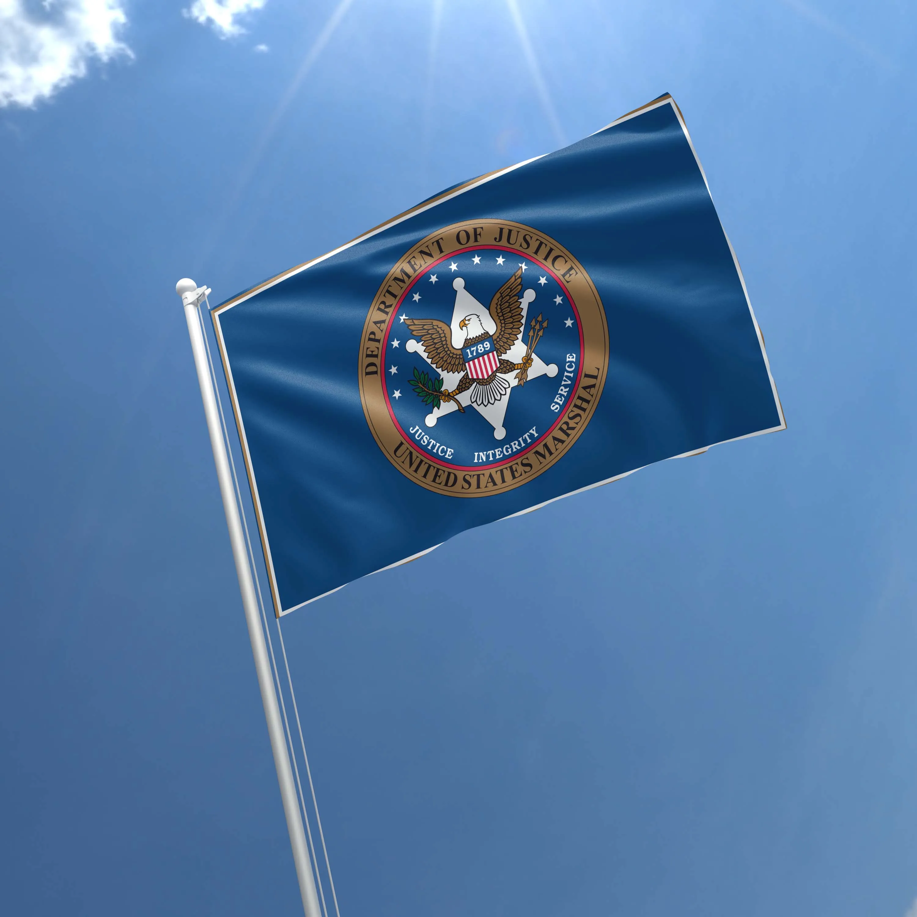 United States Marshals Service Challenge Flag Banner