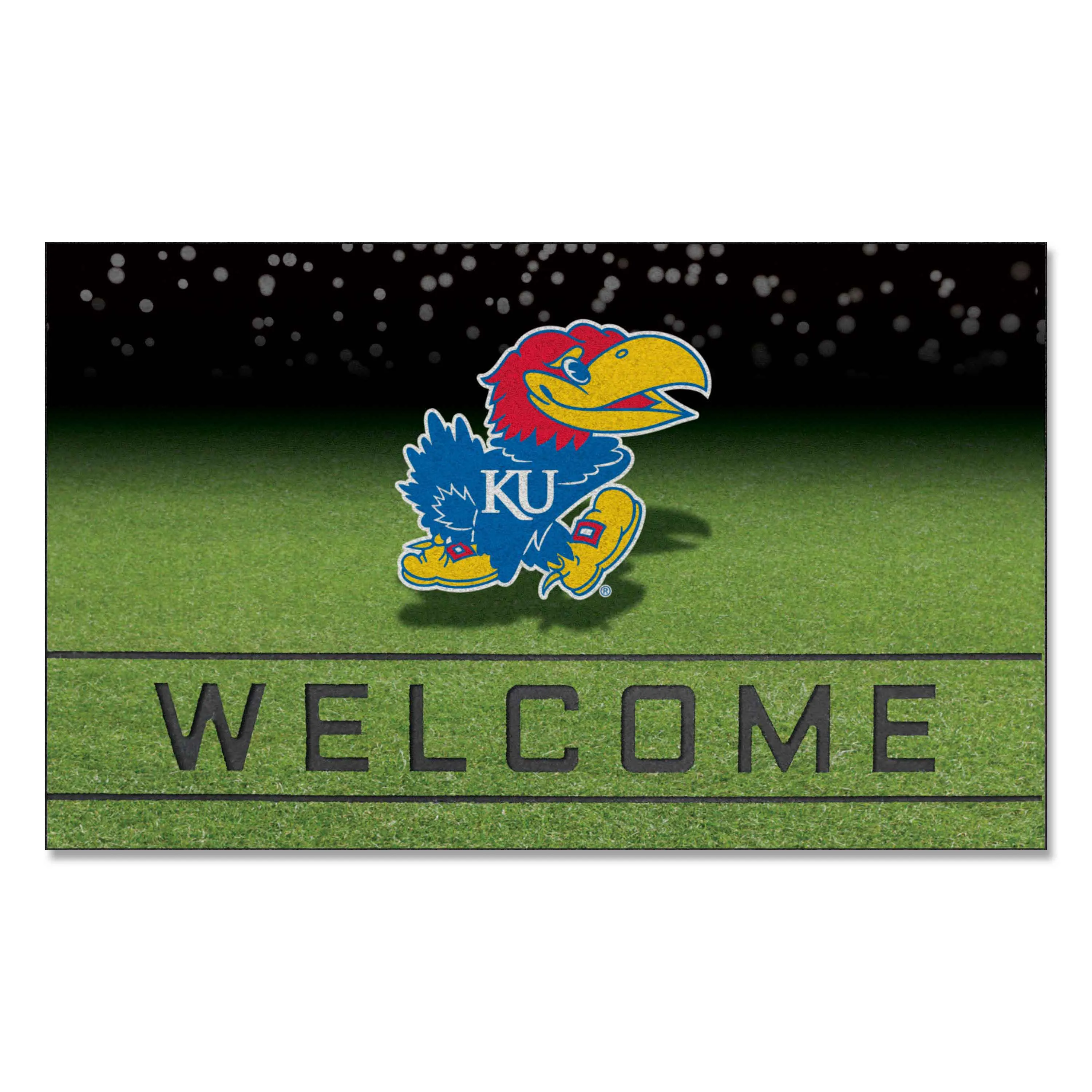 University of Kansas Crumb Rubber Door Mat